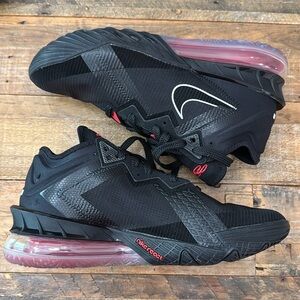 Nike LeBron XVIII Low in Black and University Red brand new size 9
